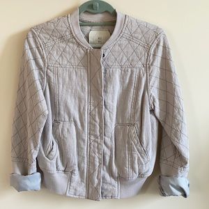 Anthropologie Hei Hei Quilted Bomber Jacket